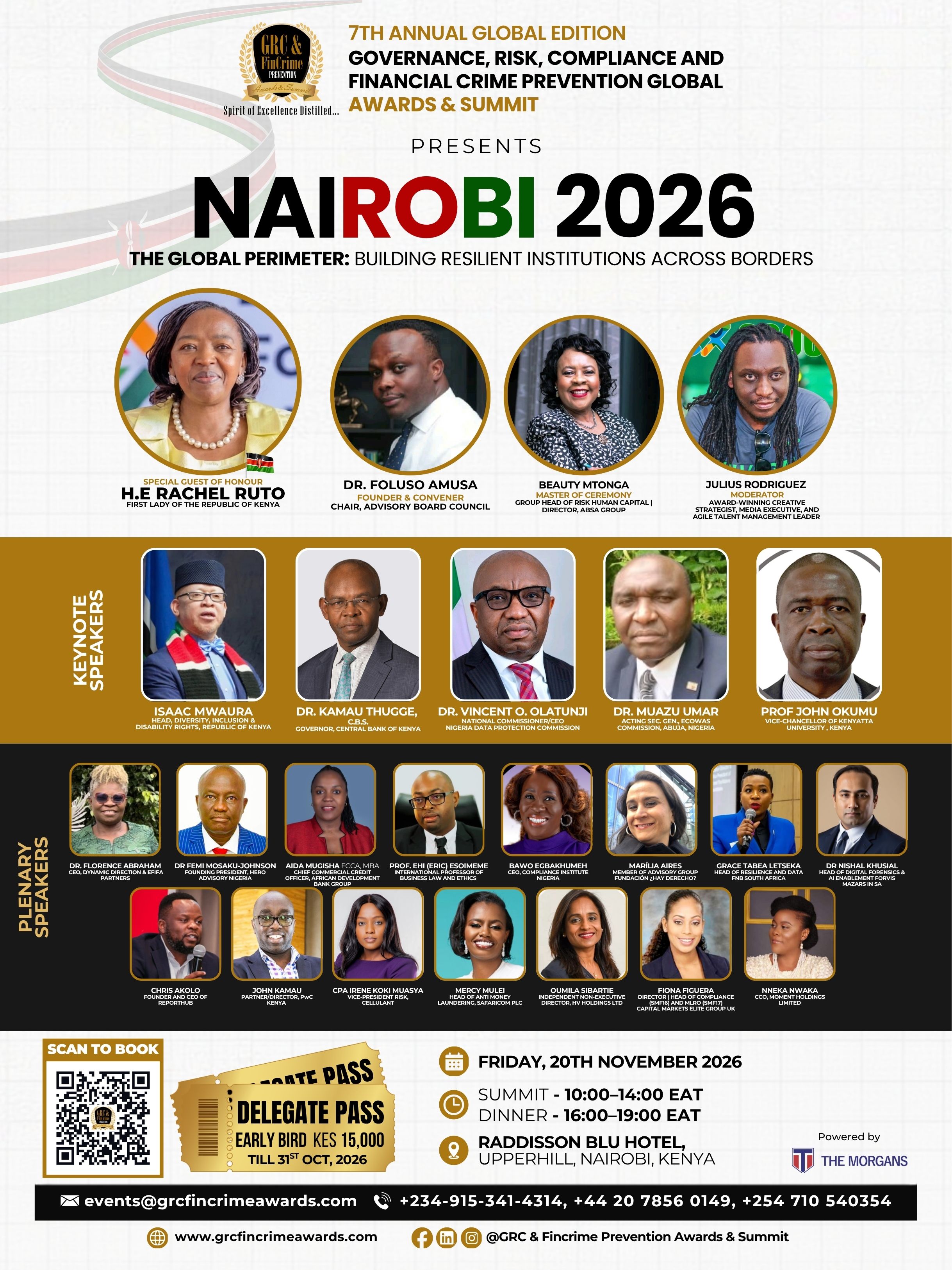 GRC & Financial Crime Prevention Global Awards & Summit — Nairobi, 20 November 2026